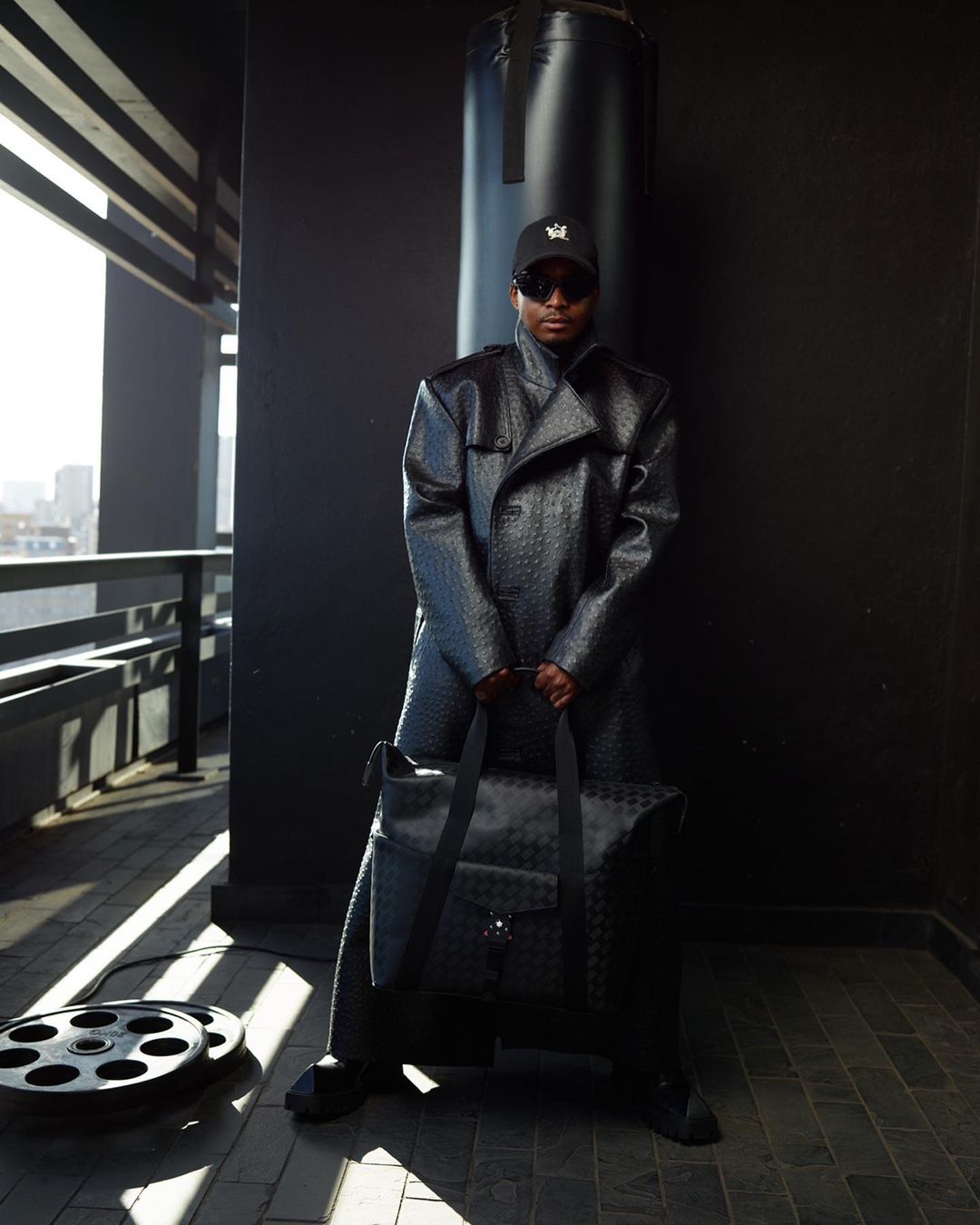 Trevor Stuurman drops a bag