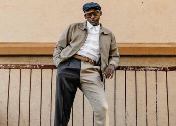 When classic meets modern: Bafana Mthembu pairs Bronze Brentwood with a modern look!