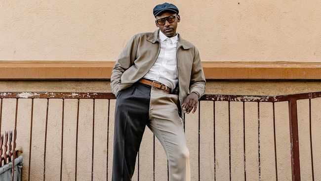 When classic meets modern: Bafana Mthembu pairs Bronze Brentwood with a modern look!