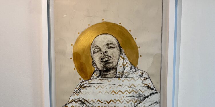 Visual Artist Masonwabe Ntloko Held His First Ever Painting Exhibition “ILISO LO MOYA”