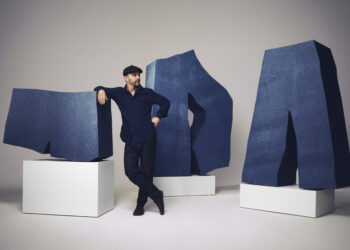 G-Star RAW and artist Maarten Baas refashion denim waste into design and art pieces at Milan Design Week