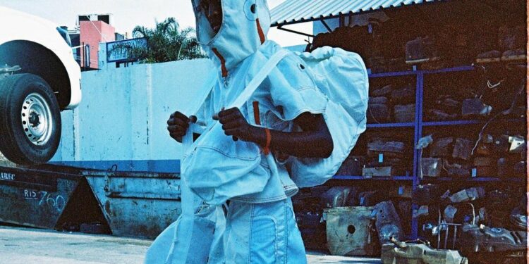 COLLISION THEORY v1: Breath of Renewal Through Upcycled Airbags by Khumo Morojele