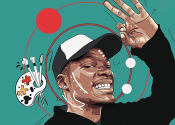 SA's talented artist SK Original Shows Kendrick Lamar Love Through Cracked Glass Art