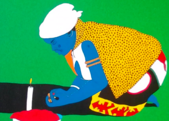 Dot Paintings And Yellow Hues: The Technique Behind Duma’s Works